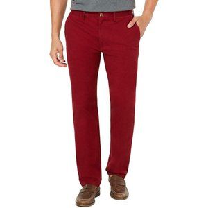 🟡3/$20 Club Room Flat Front Red Chino Pants